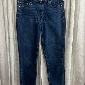 PAIGE Dark Blue Women's Skinny Jeans